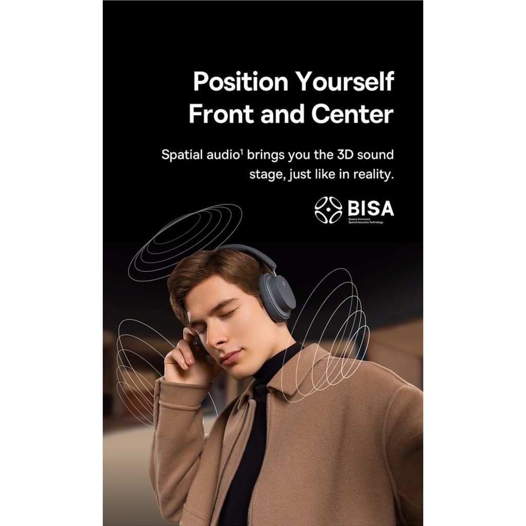 Baseus Encok D05 Wireless Headphone Foldable Headphone Bluetooth Mic