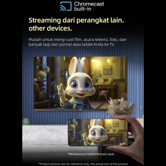Google TvChiq 43 Inch Smart Tv Hdr10 Digital Tv (L43G7P Pro) Termurah Terlaris Promo