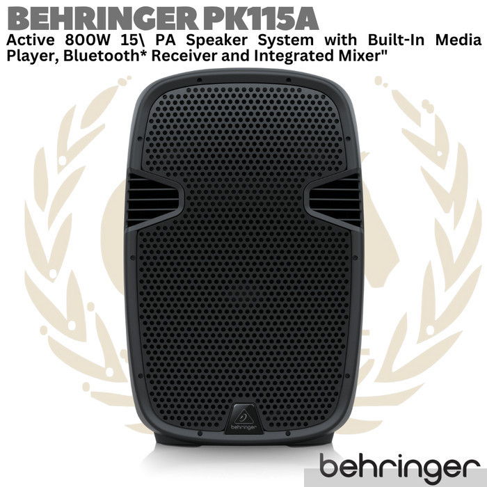 Behringer Pk115A Active 800W 15 Inch Pa Speaker System Spiker Aktif