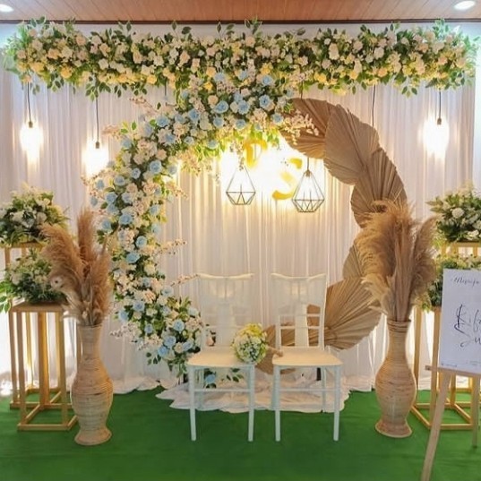Menyewakan Dekorasi Backdrop Pernikahan Dirumah 3 Meter