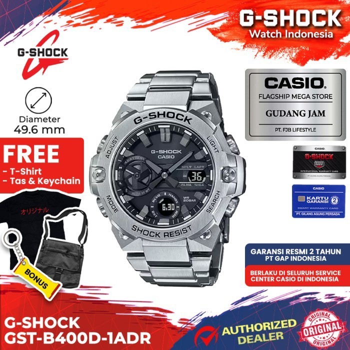 G-Shock Gshock Gst-B400D-1Adr Gst-B400D Gst-B400 Gstb400D Gst B400D Termurah Terlaris Promo