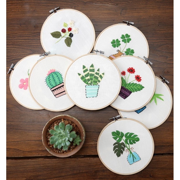 

Embroidery Sulam Kit Pemula Marterial Package Cross Stitch Handmade