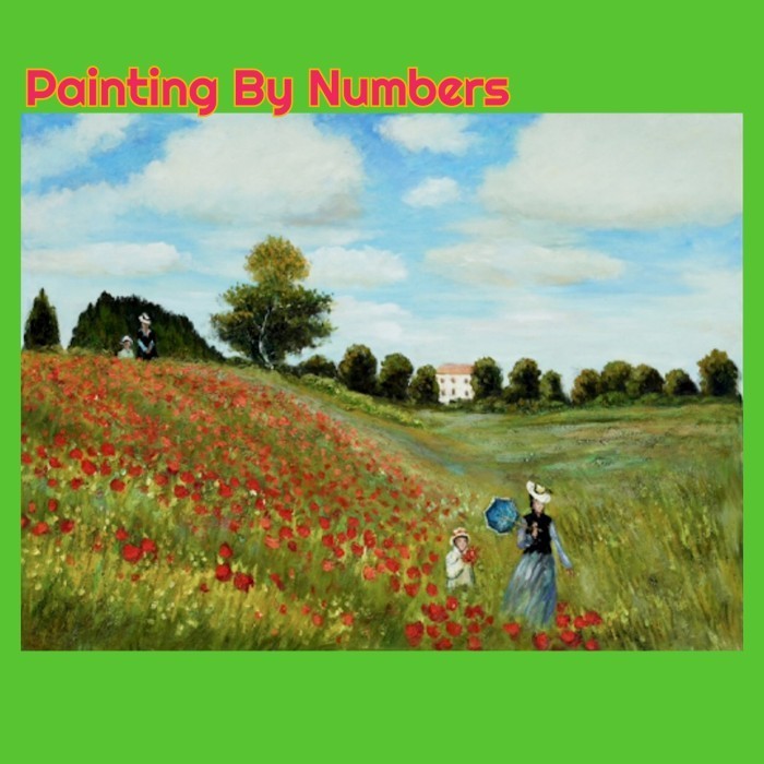 

Diy Painting By Number - Monet - Poppy Field