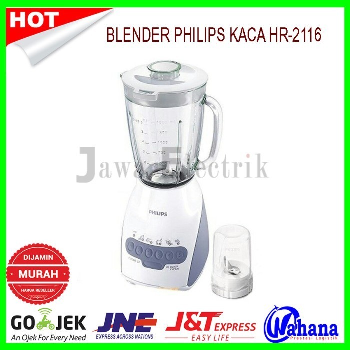 Philips Blender Hr-2116-Philips Blender Kaca