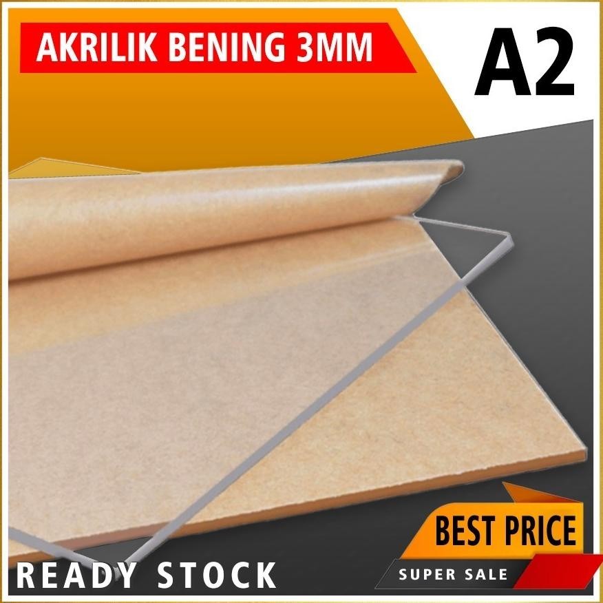 

NEW AKRILIK TRANSPARAN / MIKA BENING 3MM A2 42X60CM TERLARIS