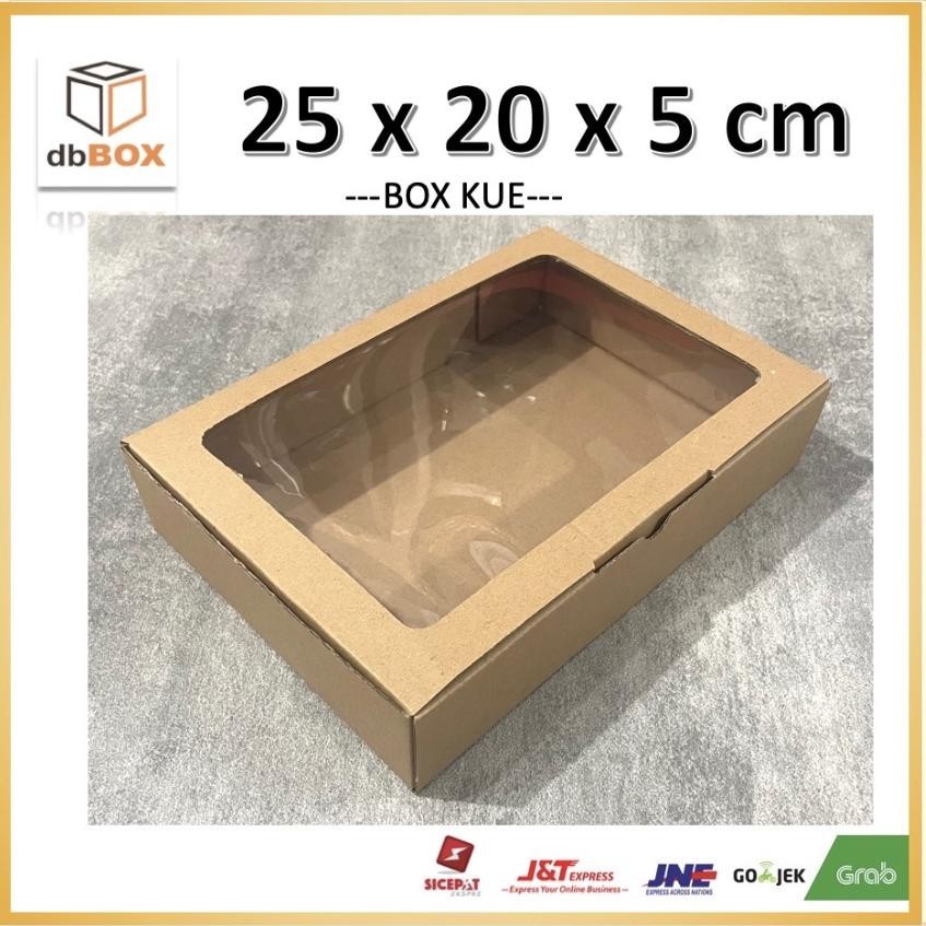 

NEW (10Pcs) BOX MIKA 25x20x5 kardus die cut, untuk kue hampers gift box MIKA MIKA- TERLARIS