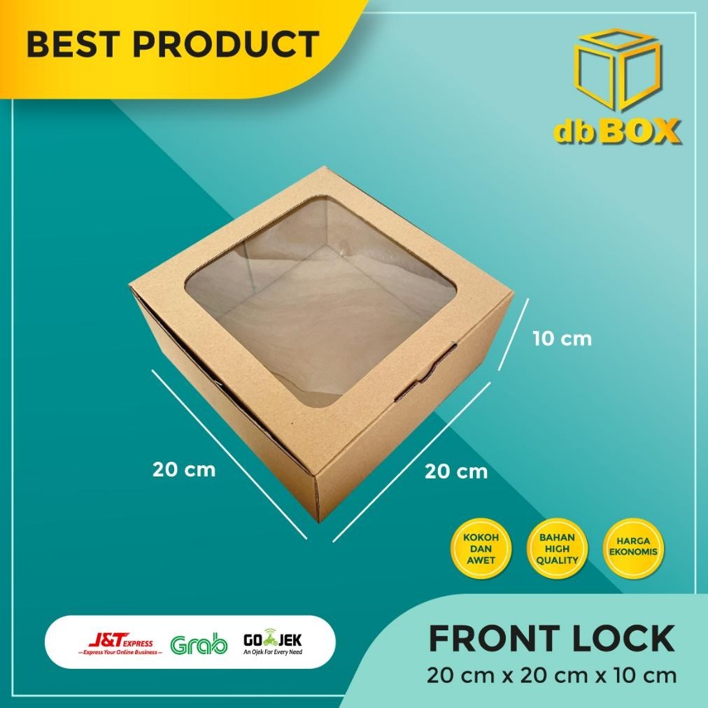 

NEW (10Pcs) BOX MIKA 20x20x10 cm kardus die cut, untuk kue hampers gift box MIKA MIKA TERLARIS