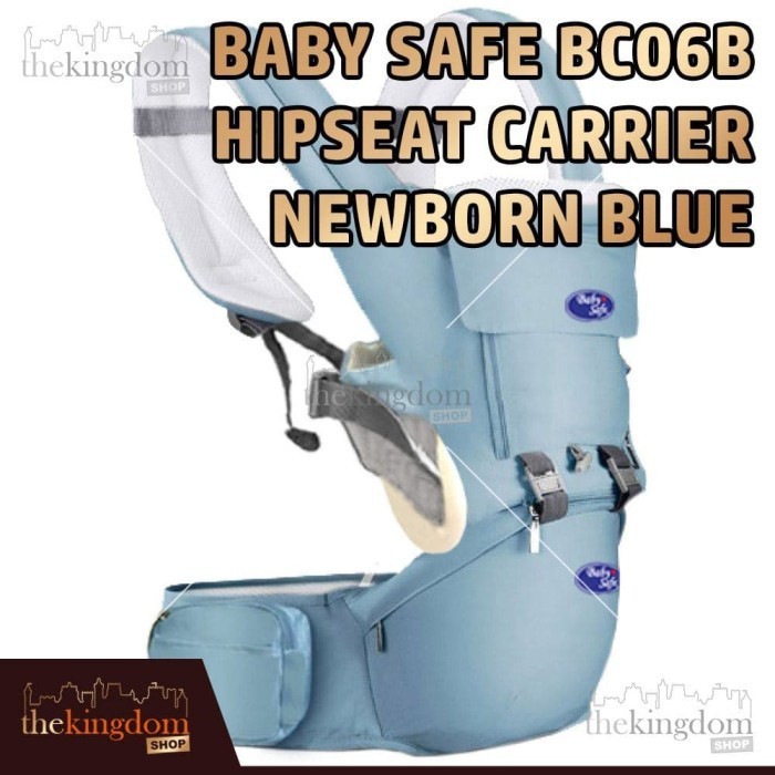 Baby Safe Bc06B Hipseat Carrier Newborn Blue Gendongan Anak Bayi Termurah Terlaris Promo