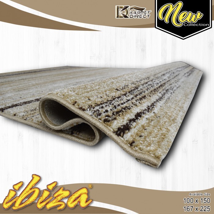 [Karpet Direct] Ibiza Karpet (Coklat) 167X225 Cm - Kode 45-4611