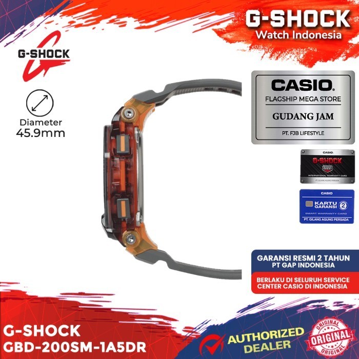 G-Shock Gshock Gbd-200Sm-1A5Dr Gbd-200Sm Gbd-200 Gbd200Sm Gbd 200Sm