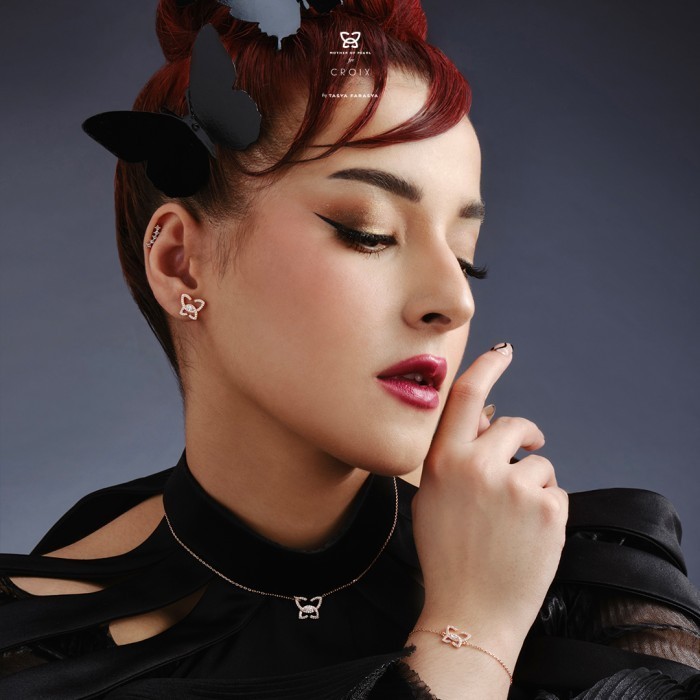 Croix Mop Tasya Farasya Bracelet Rose