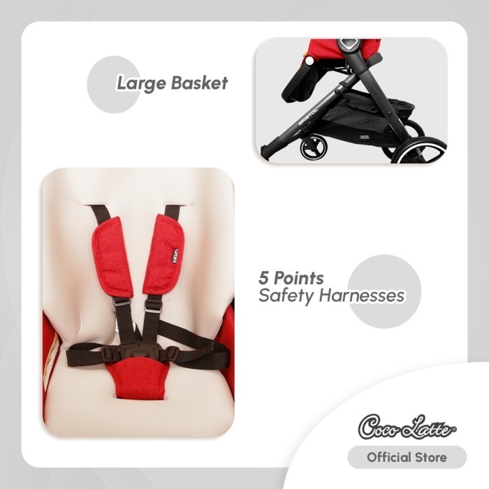 Cocolatte Stroller Cl 3222 Bristol Termurah Terlaris Promo