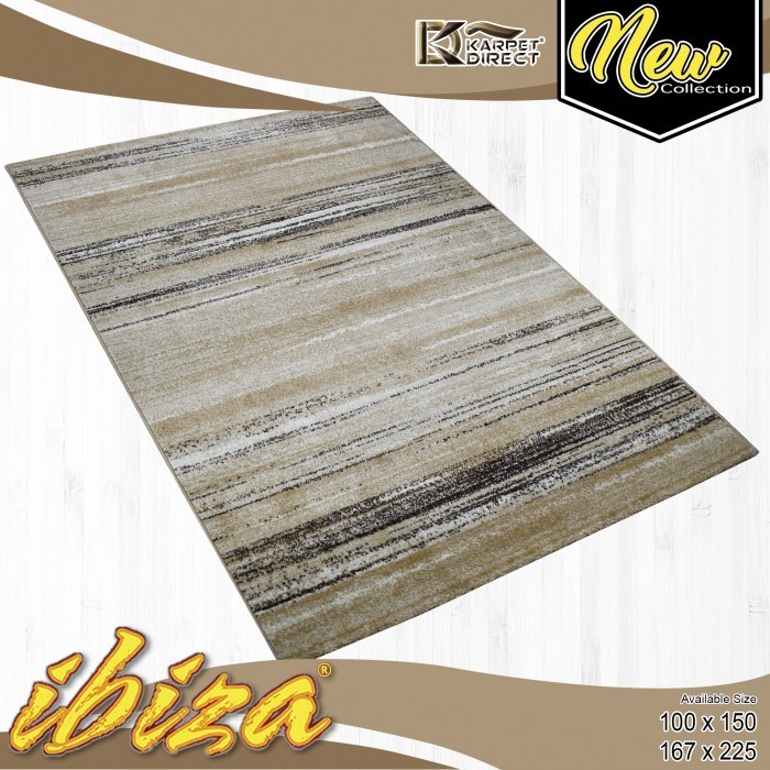 [Karpet Direct] Ibiza Karpet (Coklat) 167X225 Cm - Kode 45-4611