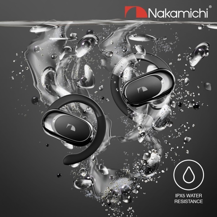 Nakamichi Op Tw005 Open Ear Hook True Wireless Bluetooth Earphone Tws Termurah Terlaris Promo