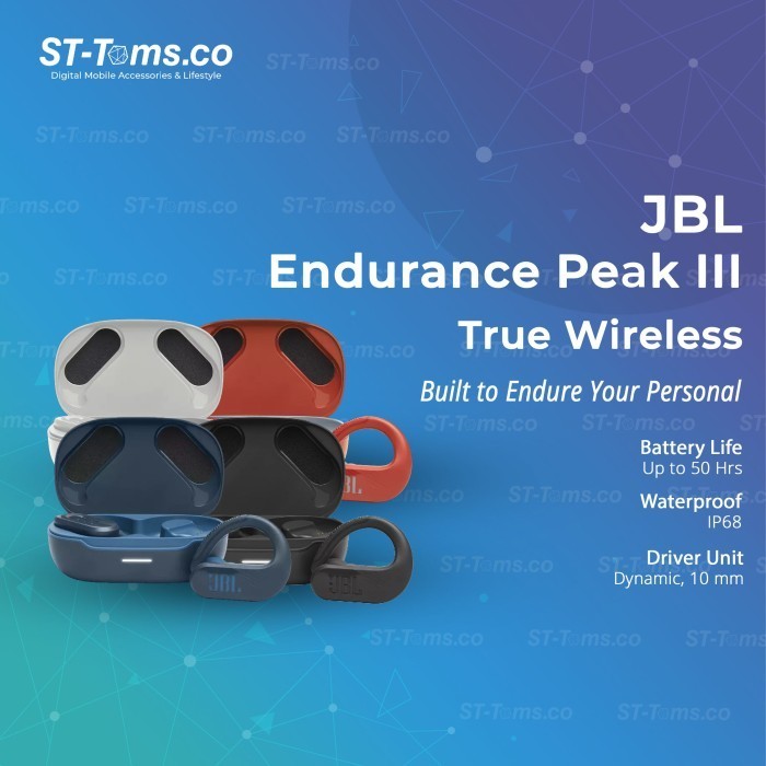 Jbl Endurance Peak Iii Endurance Peak 3 True Wireless For Sport/Active Termurah Terlaris Promo