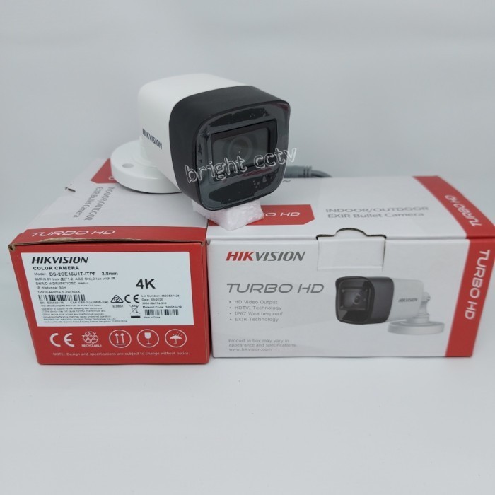 Paket Cctv Hikvision 8Mp 4 Channel 4 Camera