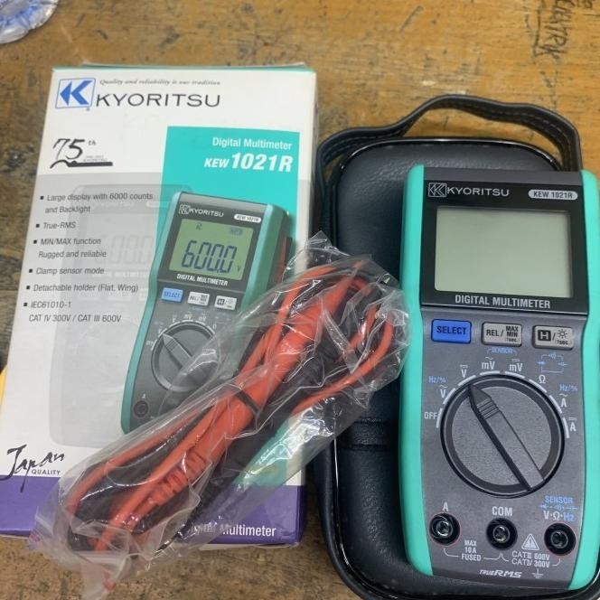 Kyoritsu Kew 1021R True Rms Digital Multimeter 1021 R Ganti Kew 1020R