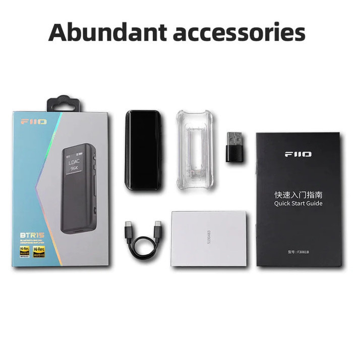 Fiio Btr15 Portable Bluetooth Headphone Amplifier Dac (New Btr5)