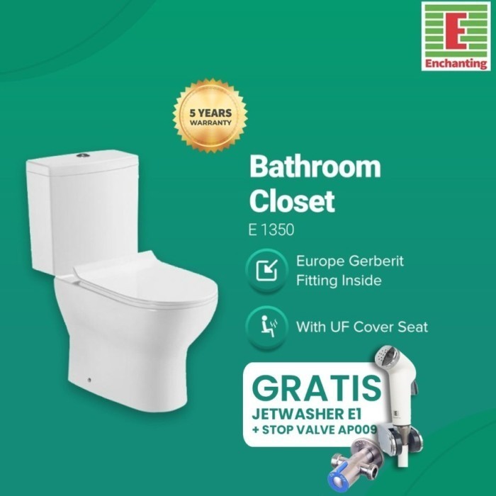 Closet / Kloset / Toilet Duduk Europe Enchanting E1350 Termurah Terlaris Promo