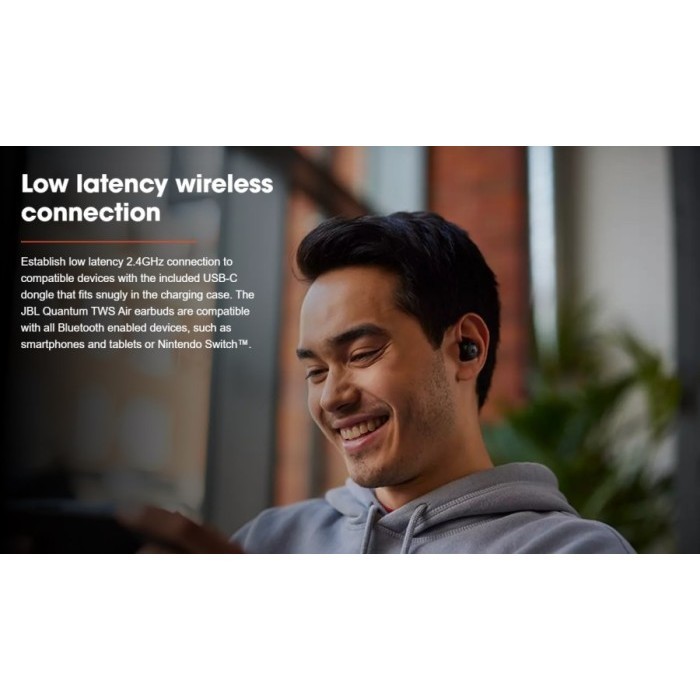 Jbl Quantum Air Tws Air True Wireless Noise Cancelling Gaming Earbuds