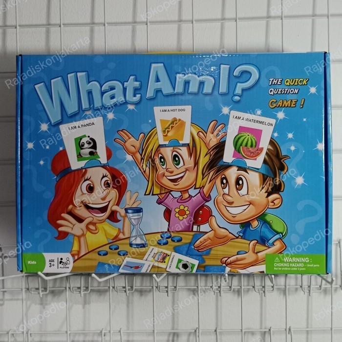 

Board Game Tebak Kata What Am I, Sesuai Foto.