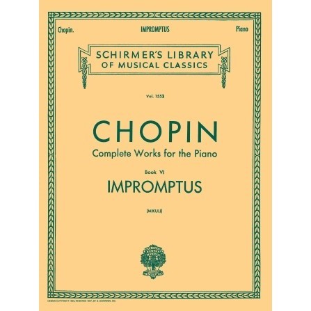 

Chopin: Impromptus (Complete Works For The Piano, Book Vi)