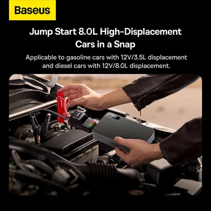 Baseus Car Jumper Starter Super Energy Powerbank 16000Mah 1600A Aki