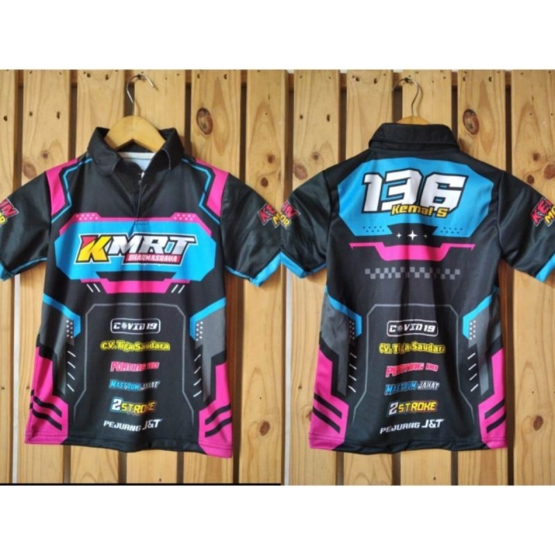 JERSEY KMRT, GARAGE RACING, JERSEY CUSTOM, JERSEY RACING, BISA GANTI NAMA NOMOR SPONSOR, WARNA