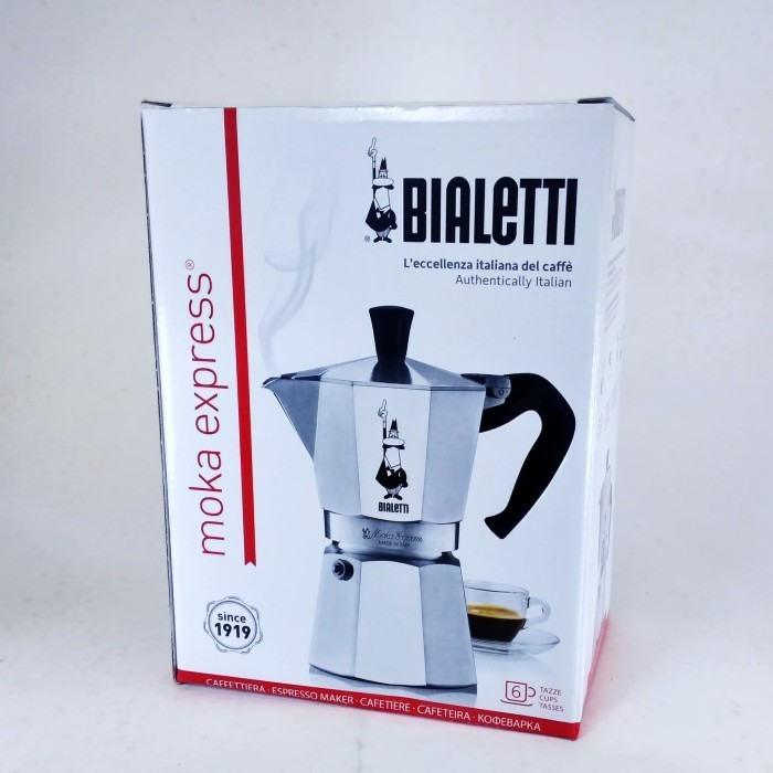 Bialetti Moka Express Moka Pot Coffee Maker For 6 Cups