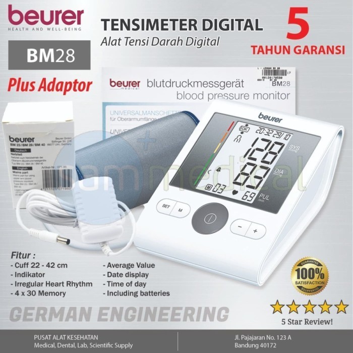 Beurer Tensimeter Digital Bm 26 Bm 28 Bm 55 Tensi Darah Bergaransi