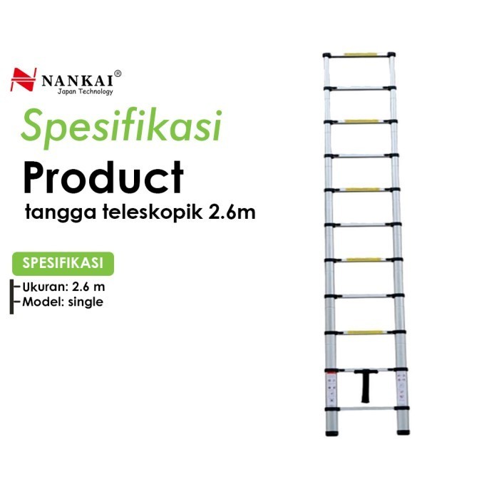Nankai Tangga Teleskopik 2,6 Meter Termurah Terlaris Promo