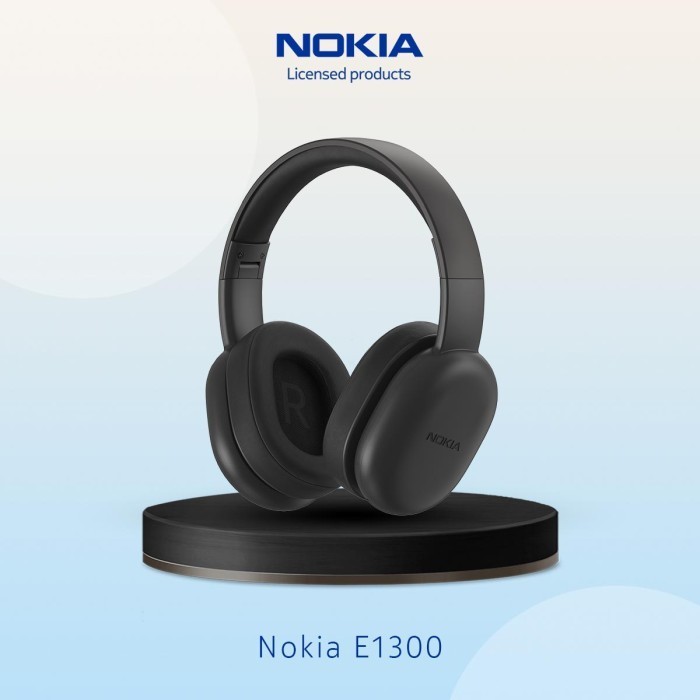 Nokia Essential Wireless Headphones E1300 Bluetooth 5.3 - Black Termurah Terlaris Promo