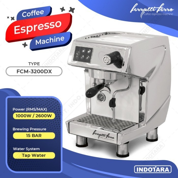 Mesin Kopi Espresso / Espresso Machine Ferratti Ferro Fcm3200Dx