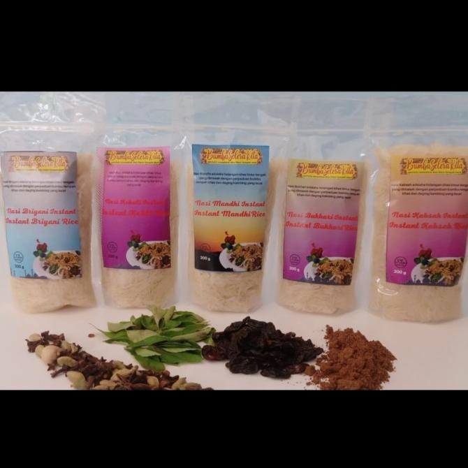 

Nasi Kebuli Mandhi Bukhari Kabsah Briyani Instan Bumbu Selera Kita TK
