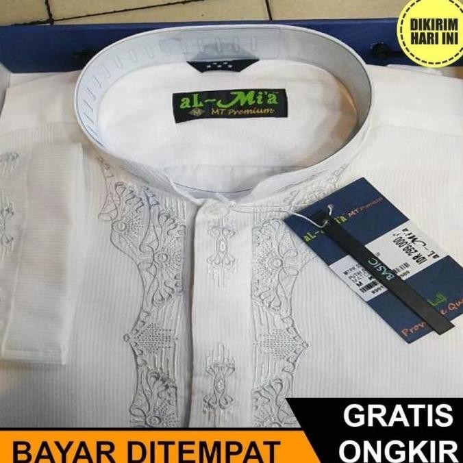 Baju koko alMia Super Premium lengan panjang (al mia Premium) PROMO .
