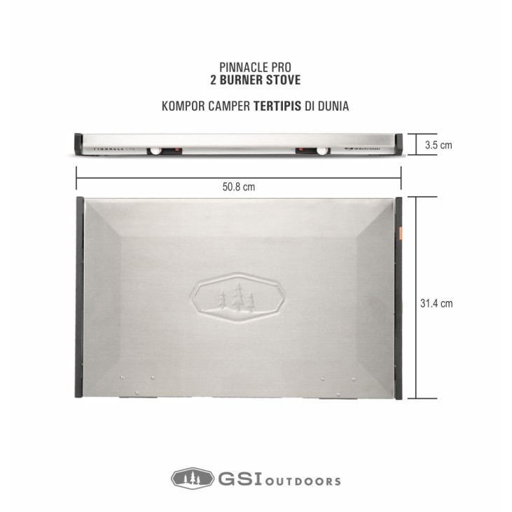 Gsi Outdoors Pinnacle Pro Dual Burner Camp Stove