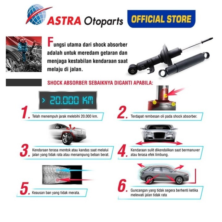 Shock Breaker Depan Kyb Premium Mobil Avanza Xenia Rush Terios