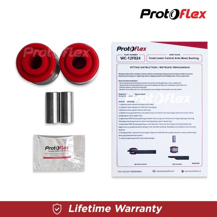 Protoflex Bushing Lower Arm Depan (Besar) Wuling Cortez Almaz