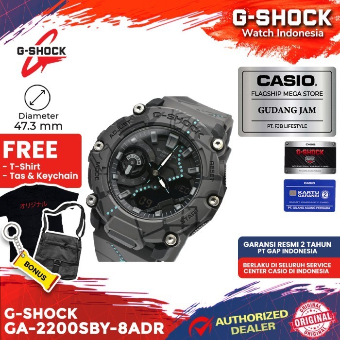 G-Shock Gshock Ga-2200Sby-8Adr Ga-2200Sby Ga-2200 Ga2200Sby Ga 2200Sby Termurah Terlaris Promo