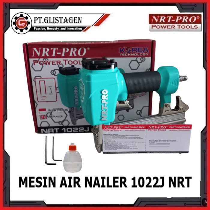 

Mesin Paku Tembak U Stapler Air Nailer Staples Gun Angin NRT PRO 1022J