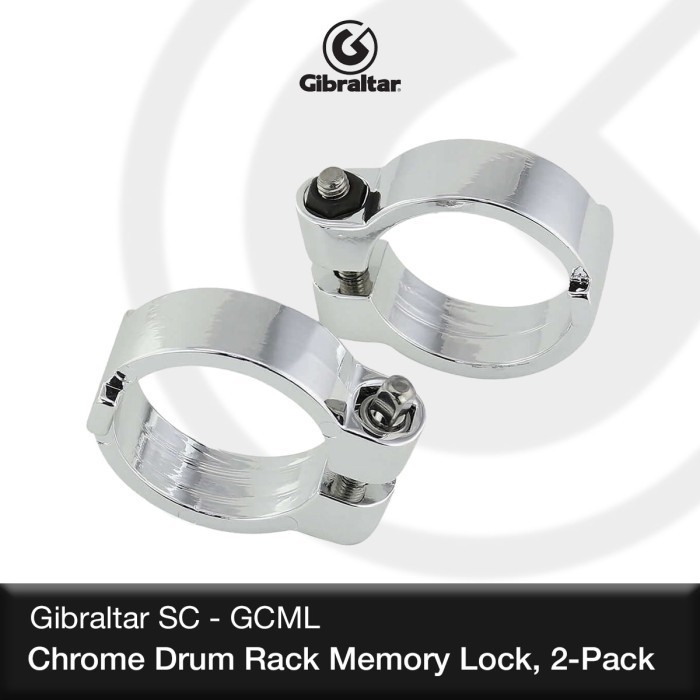 Gibraltar SC - GCML Chrome Drum Rack Memory Lock, 2-Pack