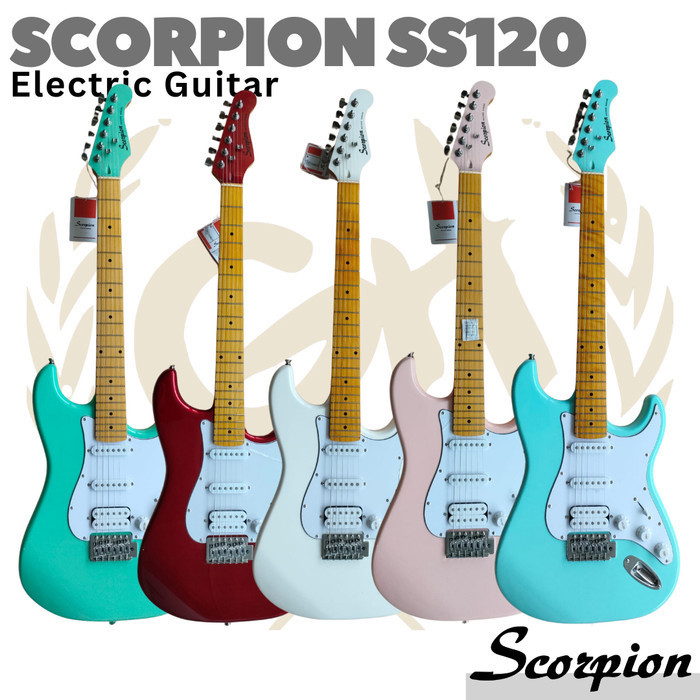 Scorpion Ss120 Electric Guitar Gitar Listrik Elektrik Stratocaster Termurah Terlaris Promo