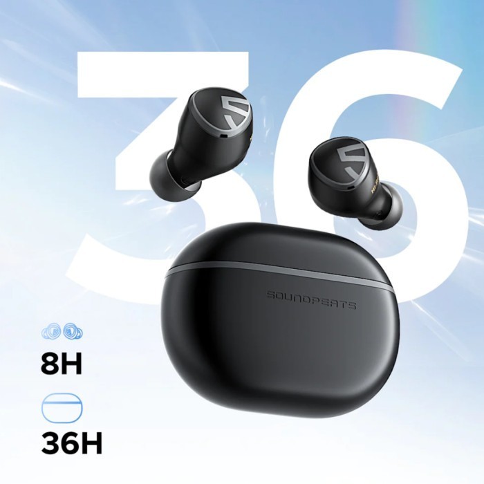 Soundpeats Mini Hs True Wireless Earphone Hi-Res Ai Noise Cancelling