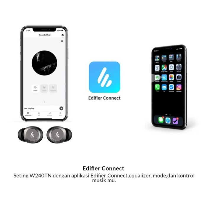 Edifier W240Tn / W 240N True Wireless Tws Anc Ambient Sound Mode Ip55