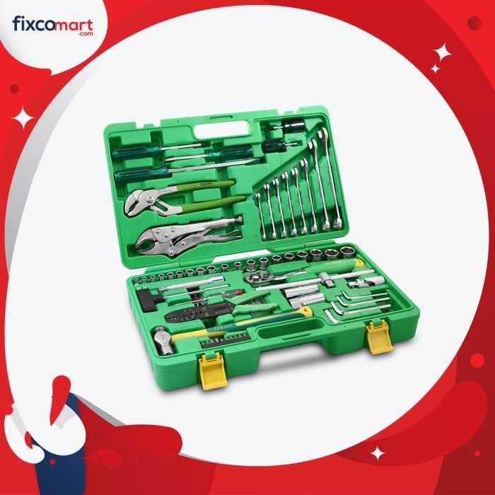 Tekiro Tool Set 100 Pcs / Tekiro Mechanic Tool 100 Pcs Termurah Terlaris Promo