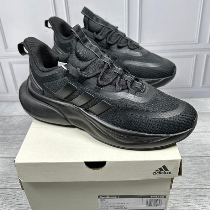 Sepatu Adidas Alphabounce Core Black Carbon Original Vietnam Bnib Barangbaru88