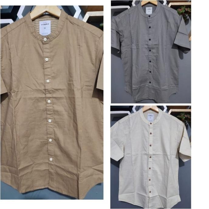 Obral Kemeja Koko Tripl3 Triple Original