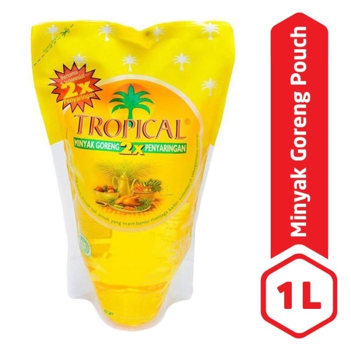 

minyak goreng tropical 1 liter kemasan refil