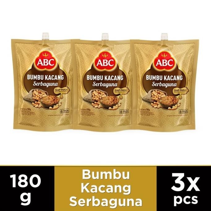 

ABC Bumbu Kacang Serbaguna 180 g - Multipack 3 pcs