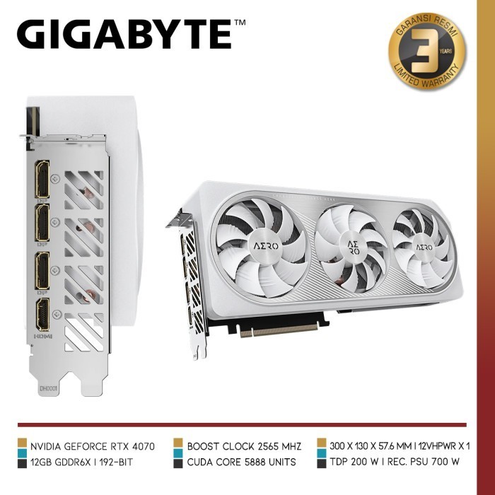 Gigabyte Geforce Rtx 4070 Aero Oc 12G